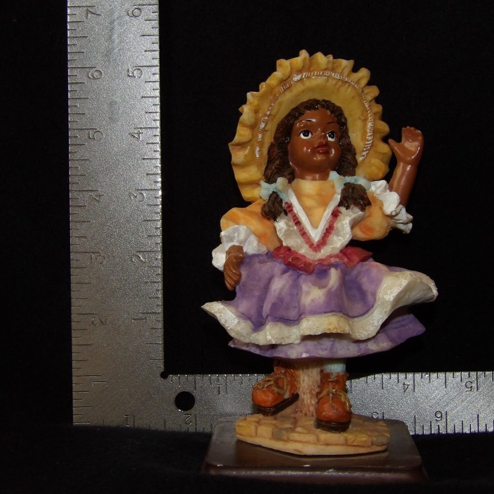 African American Girl Waving
